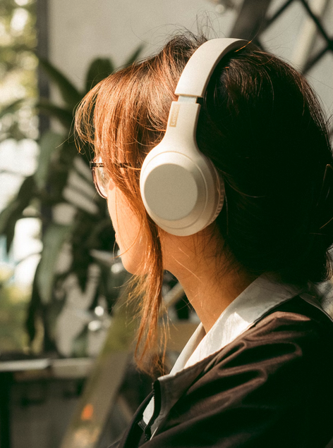 Woman with Headphones